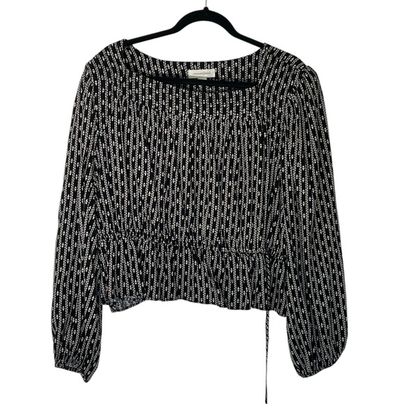 Treasure & Bond Black and White Striped Blouse - Picture 3 of 6